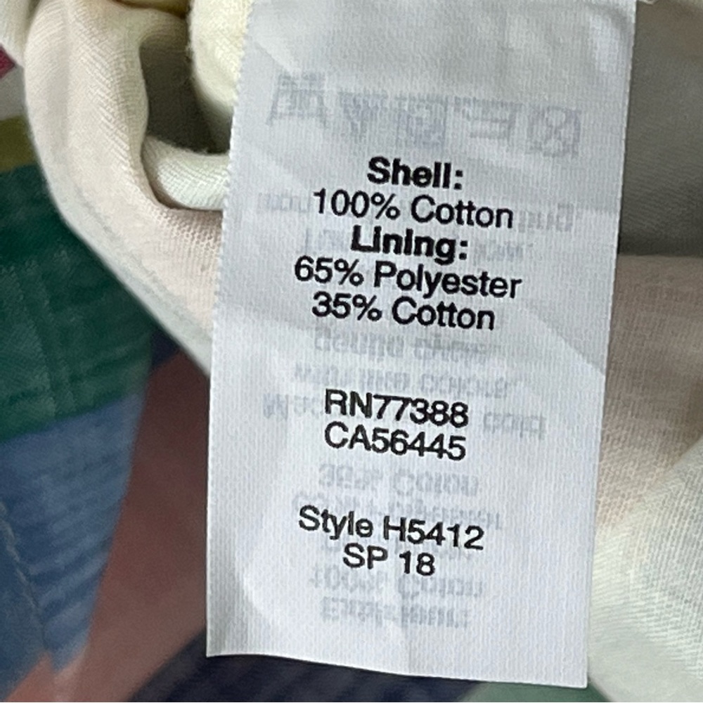 J. CREW Factory 100% Cotton Multicolored Striped Lined On Off Shoulder Dress 2 - Picture 4 of 8